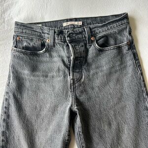 Levi's Wedgie Straight Gray Jeans